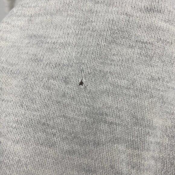 LL Bean Vintage Pullover Turtleneck Heavy Shirt Gray Purple Stripe 80's Mens M - Picture 2 of 6